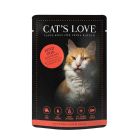 CAT'S LOVE Classic Boeuf sachets 12 x 85 g- La Compagnie des Animaux