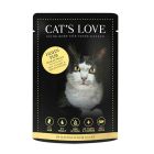 CAT'S LOVE Classic Poulet sachets 12 x 85 g- La Compagnie des Animaux