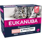 Eukanuba Paté senza cereali salmone gatto senior 12 x 85 g