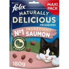 Felix Naturally Delicious Salmone Spinaci gatto 180 g