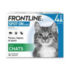 Frontline chat spot on 4 pipettes- La Compagnie des Animaux