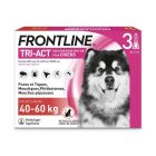 Frontline Tri Act spot on chiens 40 - 60 kg 3 pipettes- La Compagnie des Animaux