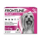 Frontline Tri Act spot on chiens 2 - 5 kg 3 pipettes- La Compagnie des Animaux