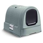 Curver Maison de Toilette Petlife Litter Box Bleu gris