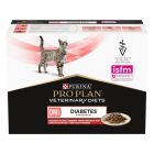 Purina Proplan PPVD Féline Diabète DM Pochons Boeuf 10 X 85 g - La Compagnie des Animaux