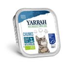 Yarrah Bio Bouchées de poisson à la spiruline pour chat 16 x 100 grs- La Compagnie des Animaux