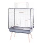 Zolux Cage NEO Life oiseau gris 81 x 48 x 130 cm