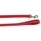 Zolux Laisse cuir piqué rouge 60cm/ 20mm- La Compagnie des Animaux -