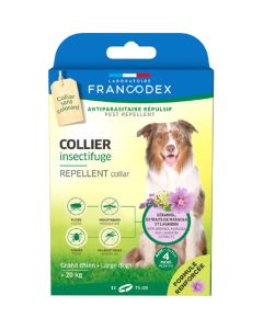 Francodex Collare Repellente per Insetti  Cane Taglia Grande 72 cm