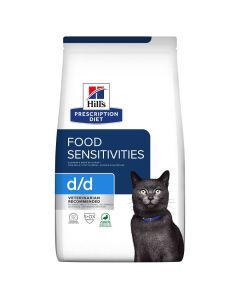 Hill's Prescription Diet Feline D/D Canard et Petits Pois 1.5 kg- La Compagnie des Animaux