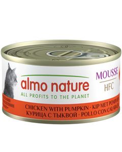 Almo Nature HFC Mousse Pollo con Zucca gatto 24 x 70 g