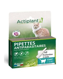 Actiplant  Pipette antiparassitarie Gatto >5 kg x2