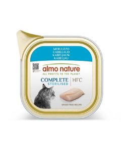 Almo Nature HFC Complete Sterilised merluzzo gatto 17 x 85 g