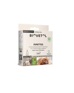 Biovetol Pipette antiparassitarie Bio gatto /gattino x6