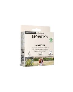 Biovetol Pipette antiparassitarie Bio cane medio x6