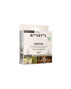Biovetol Pipette antiparassitarie Bio cucciolo / piccolo cane x6