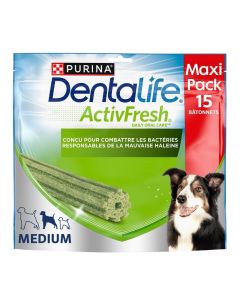 Purina DentaLife ActivFresh per Cani di Taglia Media X 15 Stick