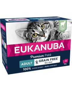 Eukanuba Paté senza cereali agnello gatto 12 x 85 g