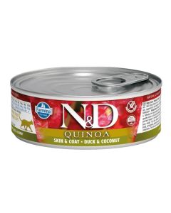 Farmina N&D Quinoa Anatra & Cocco Gatto 24 x 80 g