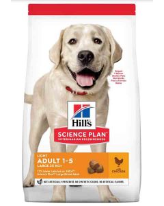 Hill's Science Plan Canine Adult Light Large Breed al pollo 14 kg