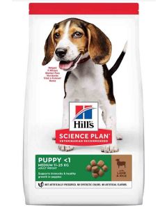 Hill's Science Plan Canine Puppy Medium Agnello & Riso 18 kg