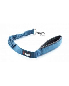 I-DOG Laisse Confort Elastique Bleu/Gris 60 cm - Destockage