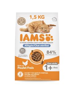 IAMS Vitality croquettes chat stérilisé poulet - La Compagnie des Animaux