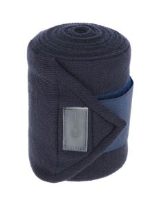 Kerbl Covalliero Bandes de repos en tricot bleu x4 - Destockage