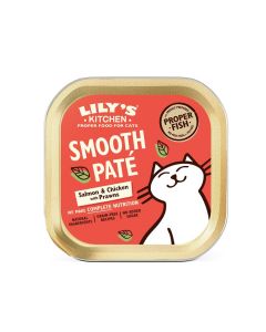 Lily's Kitchen Smooth Paté salmone pollo gatto 19 x 85 g