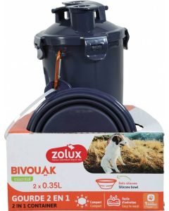 Zolux Borraccia Bivouak blu 350 ml