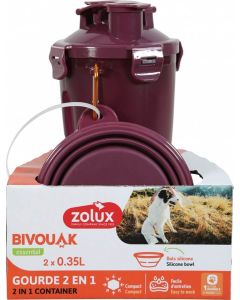 Zolux Borraccia Bivouak rossa 350 ml