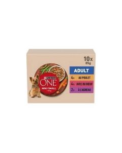 Purina One Paté Mini Small Cane Adulto 10 x 85 g