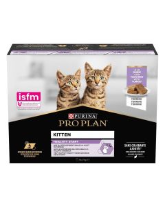 Purina Proplan Kitten Terrine Multipack Tacchino 10 x 75 g