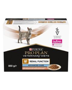 Purina Proplan PPVD Féline Rénal NF Pochons Saumon 10 X 85 g - La compagnie des animaux