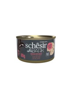 Schesir After Dark pâté poulet & boeuf pour chat 12x80g