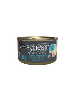 Schesir After Dark pâté poulet & oeuf pour chat 12x80g