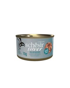 Schesir Silver filets thon & maquereau chat 12x70 g