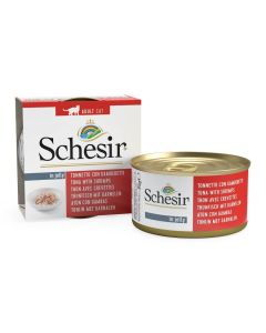 Schesir Tonnetto con Gamberetti in gelatina per gatto 14 x 85 g