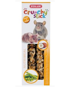 Zolux Crunchy Stick Ratto e Topo cocco/pisello 115 g - Destockage