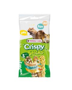 Versele Laga Crispy Triple Variety Pack sticks omnivori - Destockage