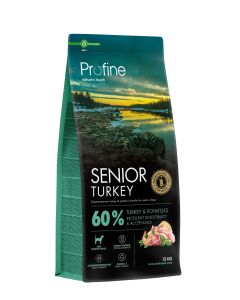 Profine Crocchette Cane Senior al Tacchino 12 kg